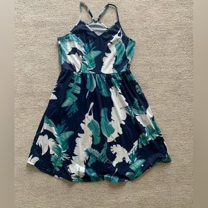 Summer dress. It was previously worn at a Hawaiian themed party.